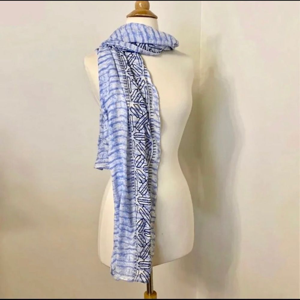 Embroidered‎ Tie Dye Scarf